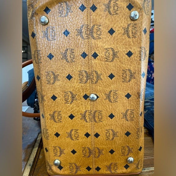 MCM Visetos Boston Medium Vintage Leather Handbag MCM München - Picture 16 of 16